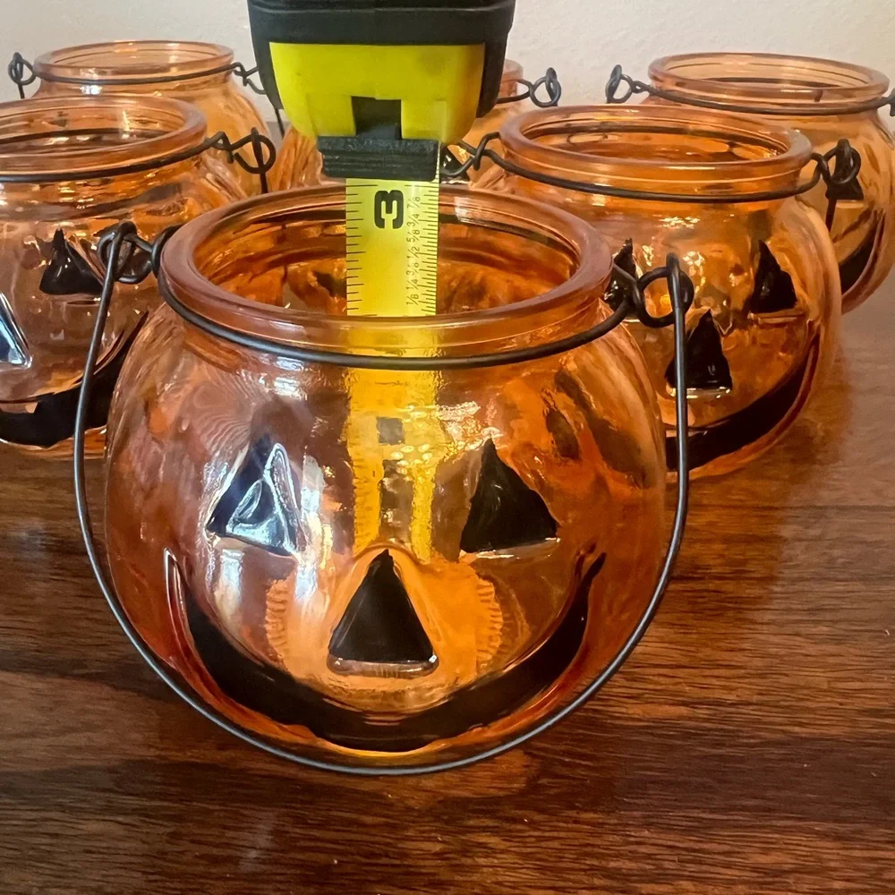 Glass Pumpkins - Set of 4